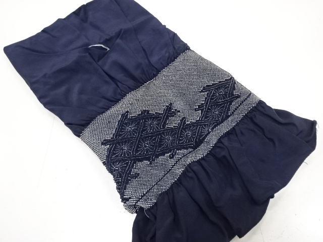 未使用品　絞り　花菱模様　男物兵児帯